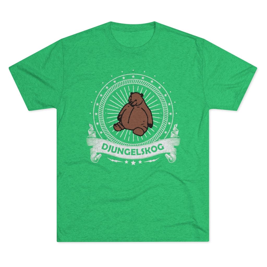 DJUNGELSKOG Banner Tee T-Shirt Printify Green S 